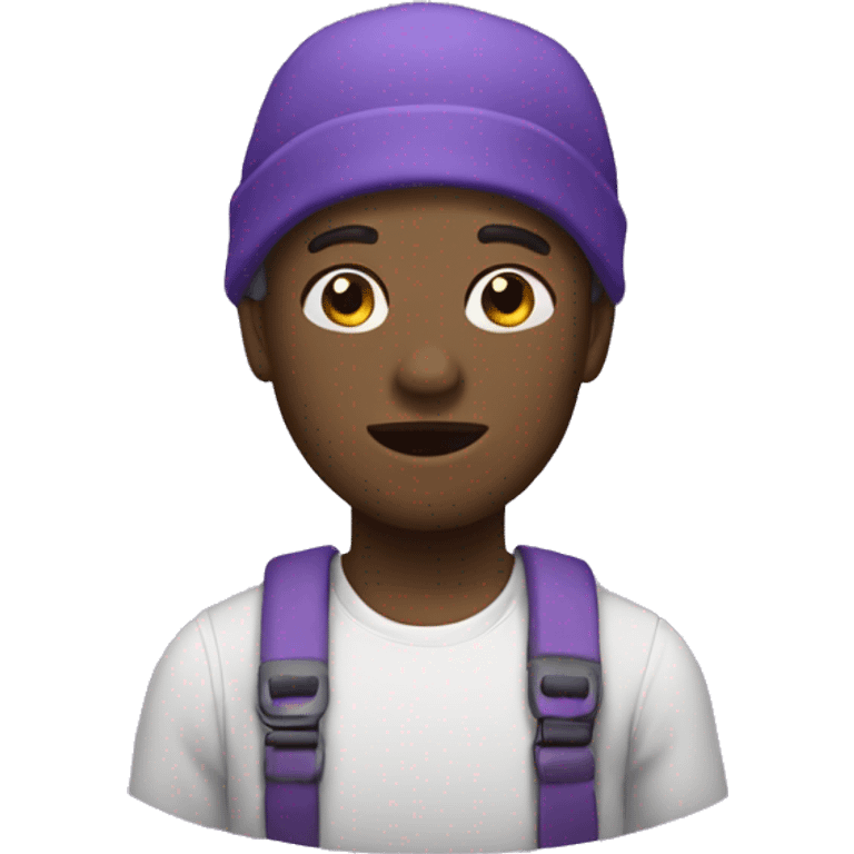 purple plae emoji