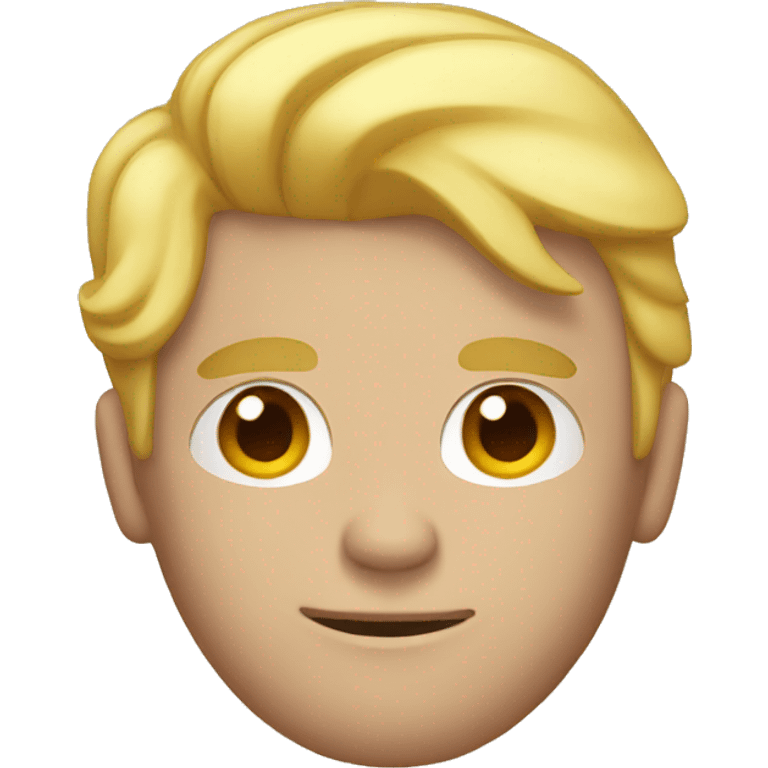 blond man saying ZZZZ emoji