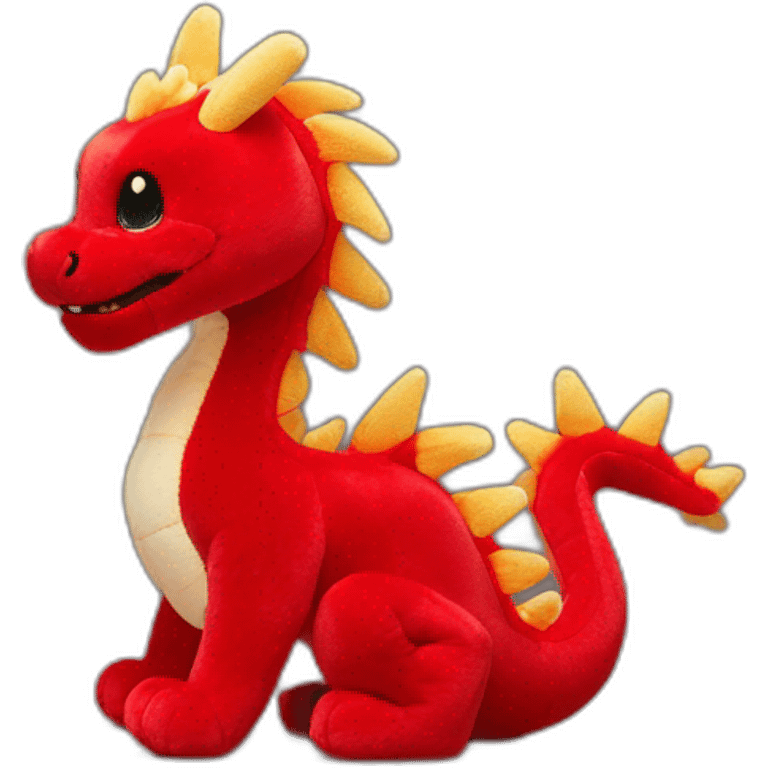 red chinese dragon jellycat baby emoji