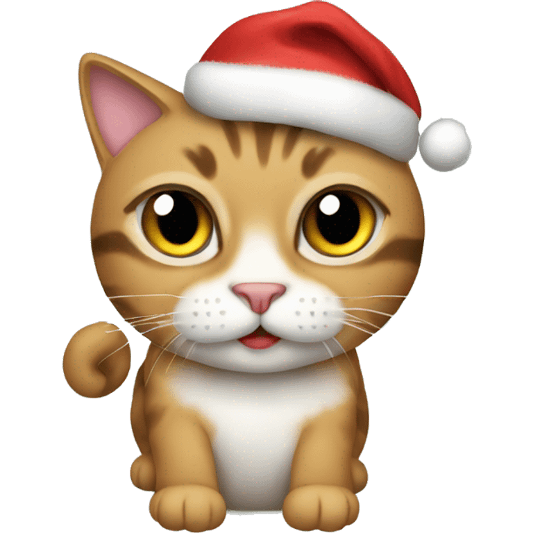 Cat Christmas  emoji