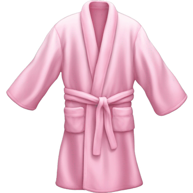 Light pink silk slippers and robe emoji