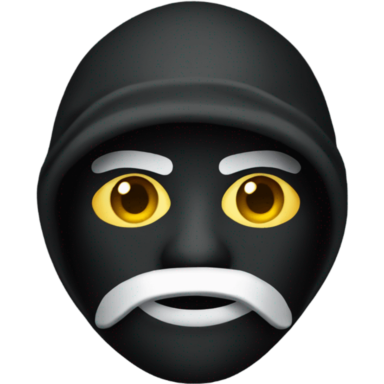 Robber mask emoji