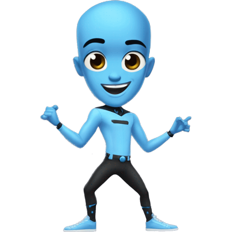 megamind doing tiktok dances emoji