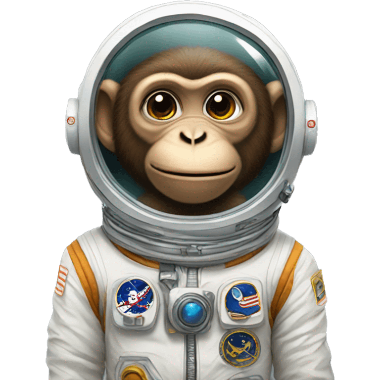 Monkey in a space suit emoji