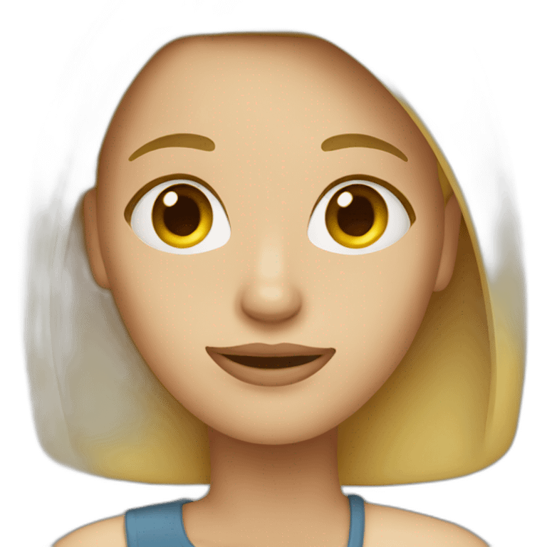 blond woman emoji