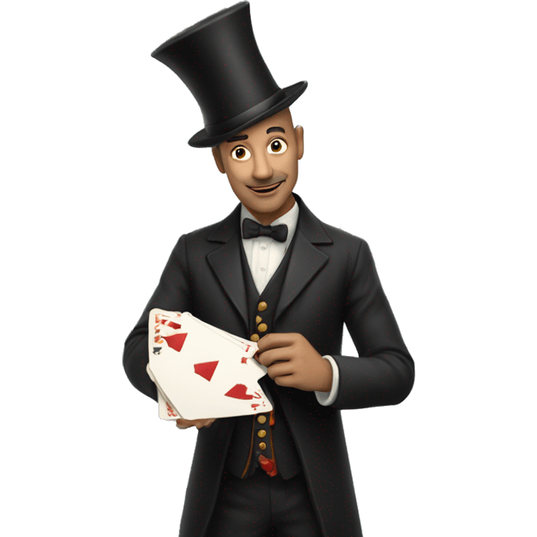 magician with cards emoji