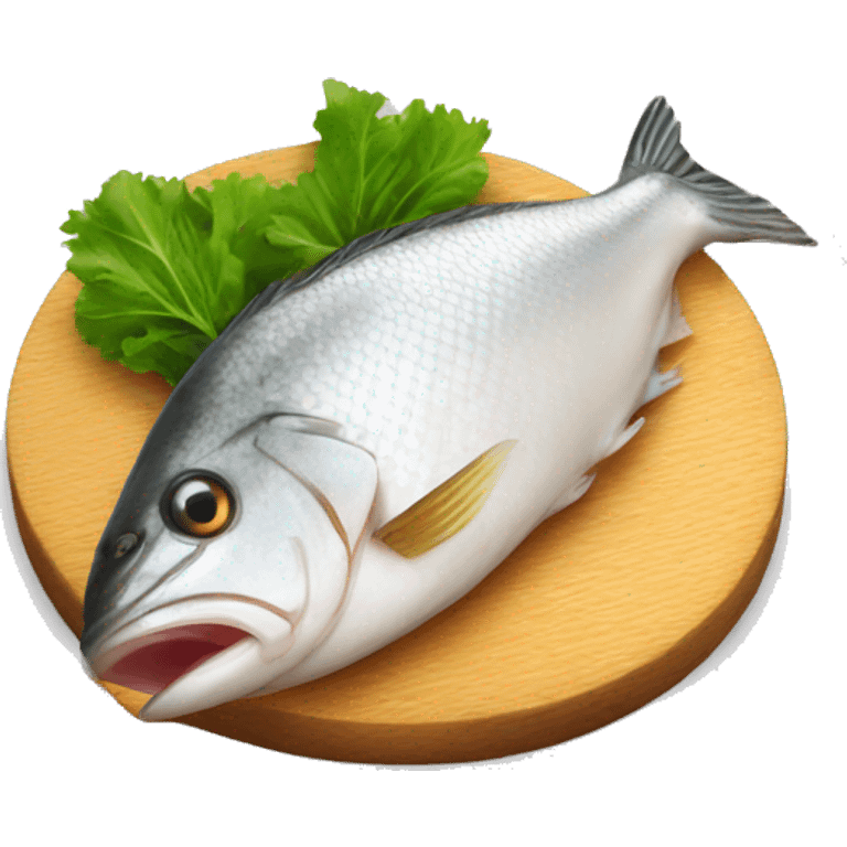 Fish fillet with silver skin steak emoji