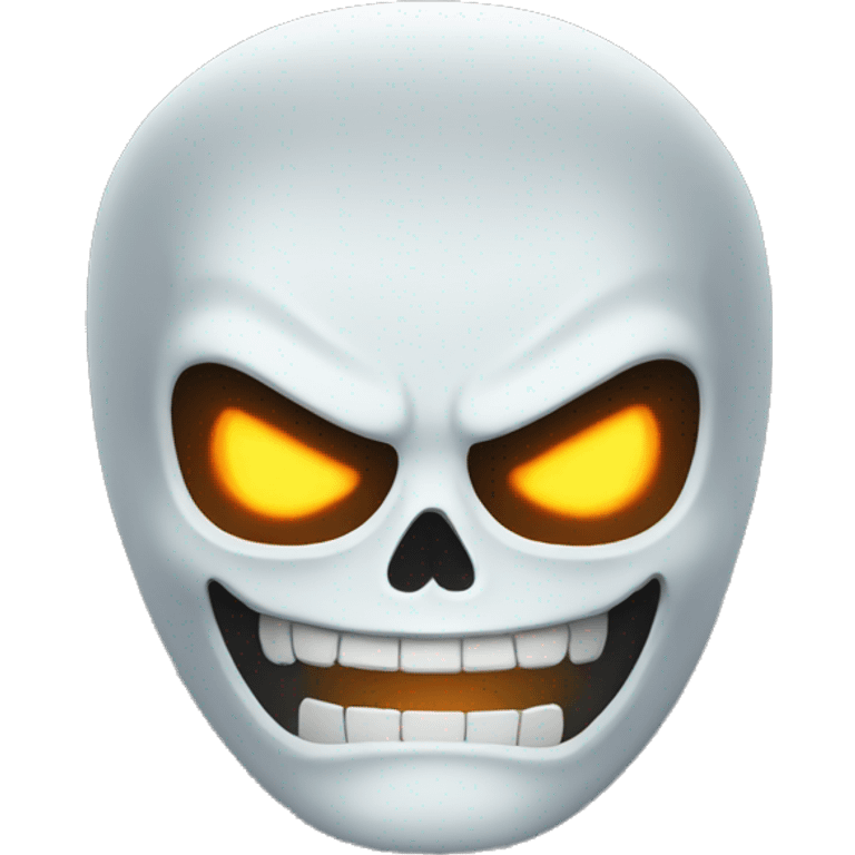 ghost-rider face emoji