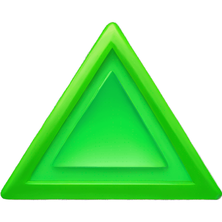 green triangle for kpis forest emoji