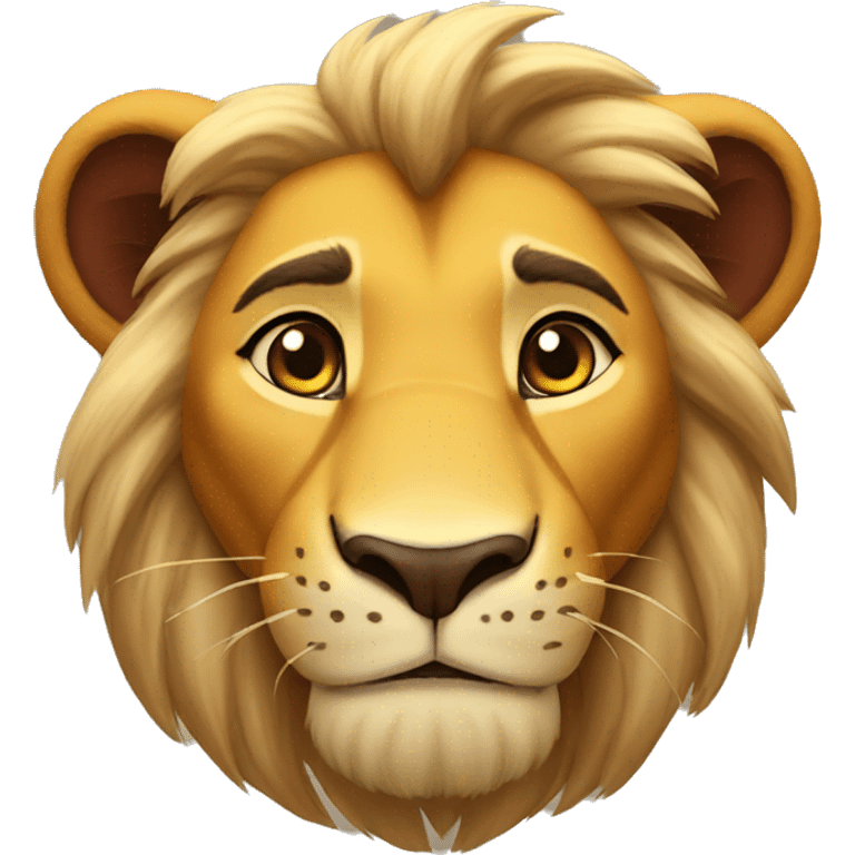 The lion king happy emoji