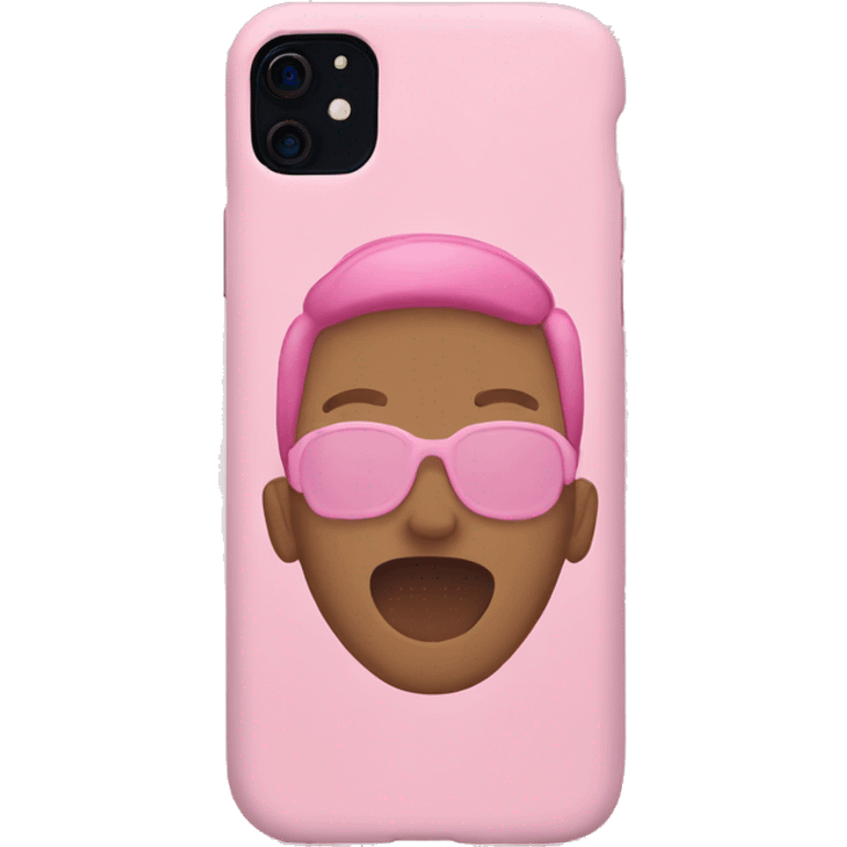 Pink phone case emoji