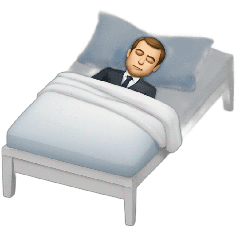 Macron-sleep emoji