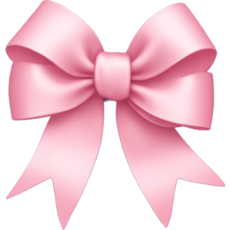 light pink ribbon bow emoji