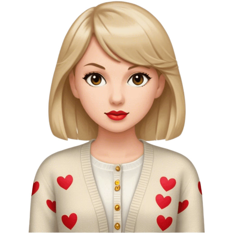 Taylor swift cardigan  emoji