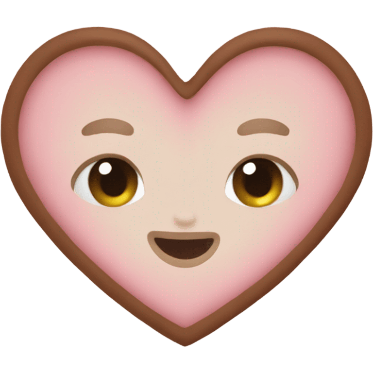 💞 this heart brown emoji