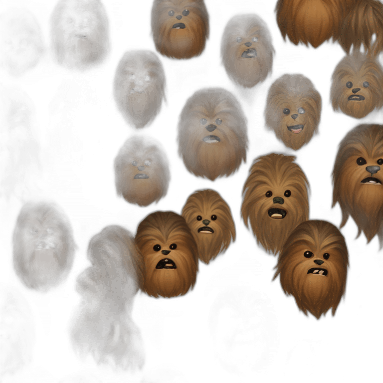 group of Chewbacca Chetniks emoji