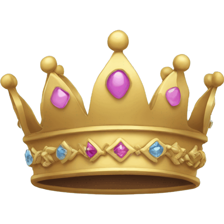 Cute crown emoji