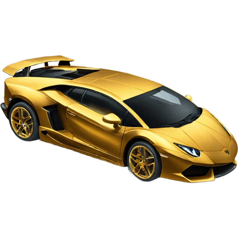 gold lamborghini burnout emoji