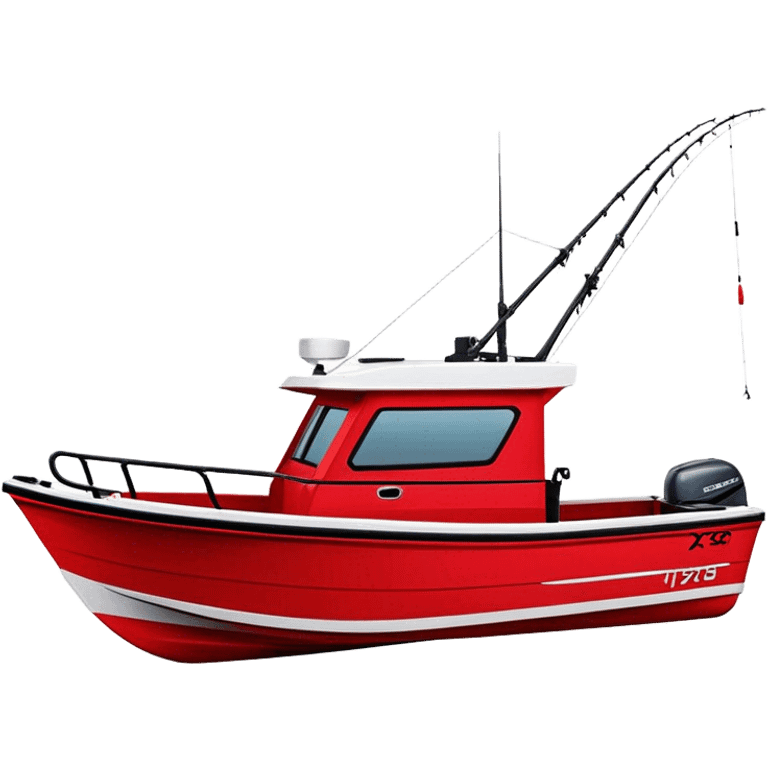 Fishing Boat - Lund 1775 Crossover XS (Model Year: 2022) (Iconic colour: Red with black trim) emoji