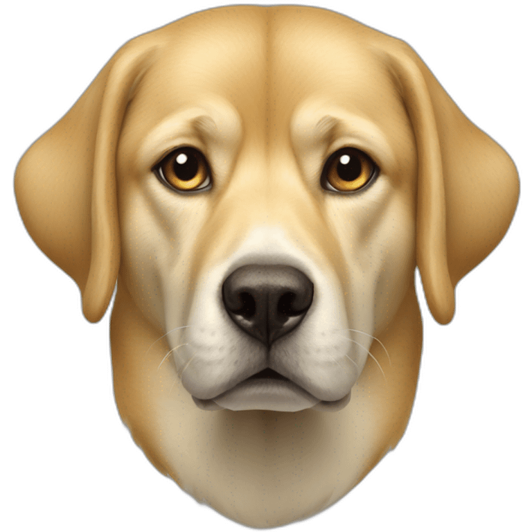 Vladimir Poutine as a dog emoji