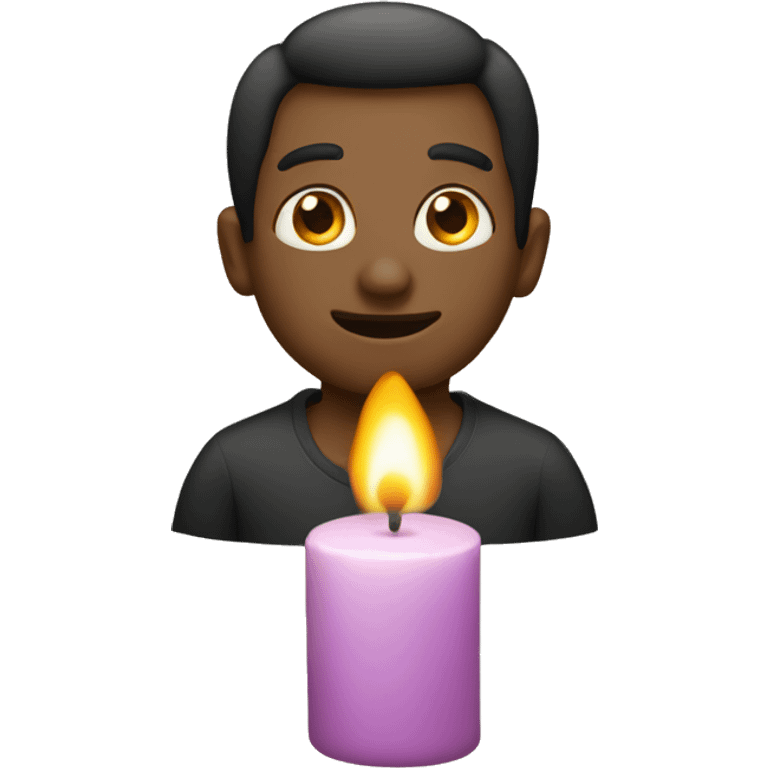 A candel  emoji