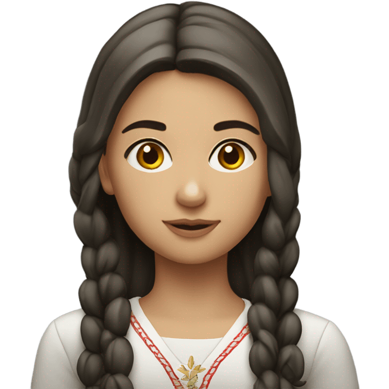 Serbian girl emoji