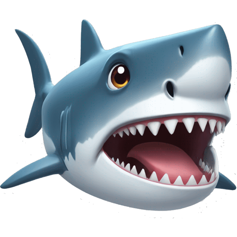 Shark with great teeth  emoji