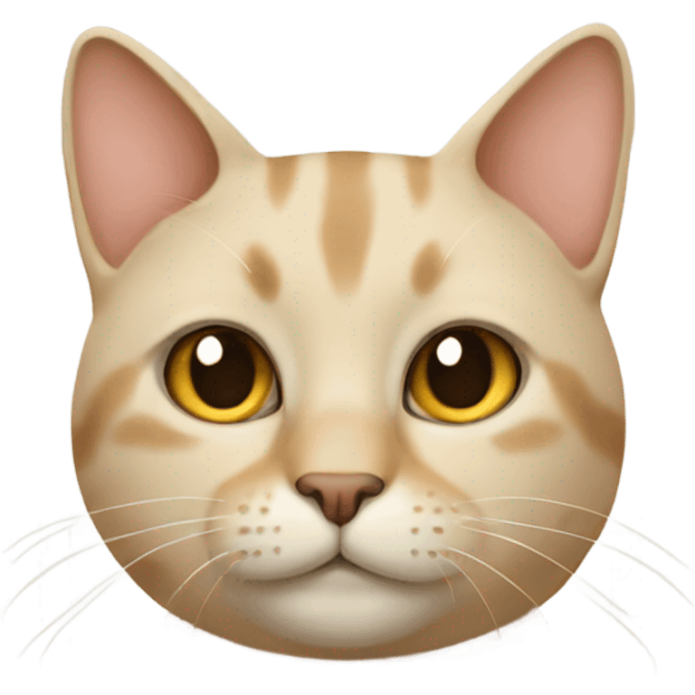 Beige cat emoji