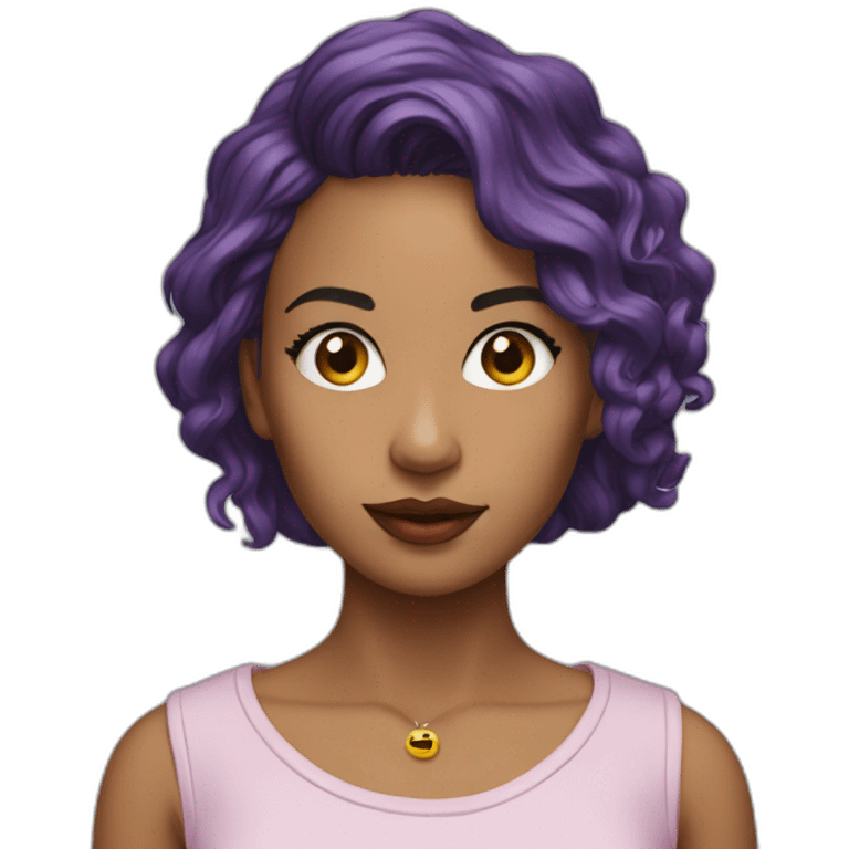 Portrait Rihana emoji