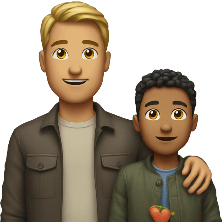 Son and father emoji