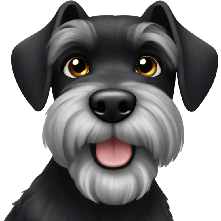 black schnauzer  emoji