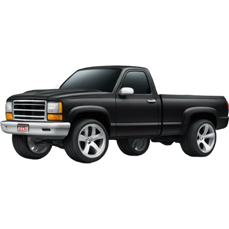 Lowered truck emoji