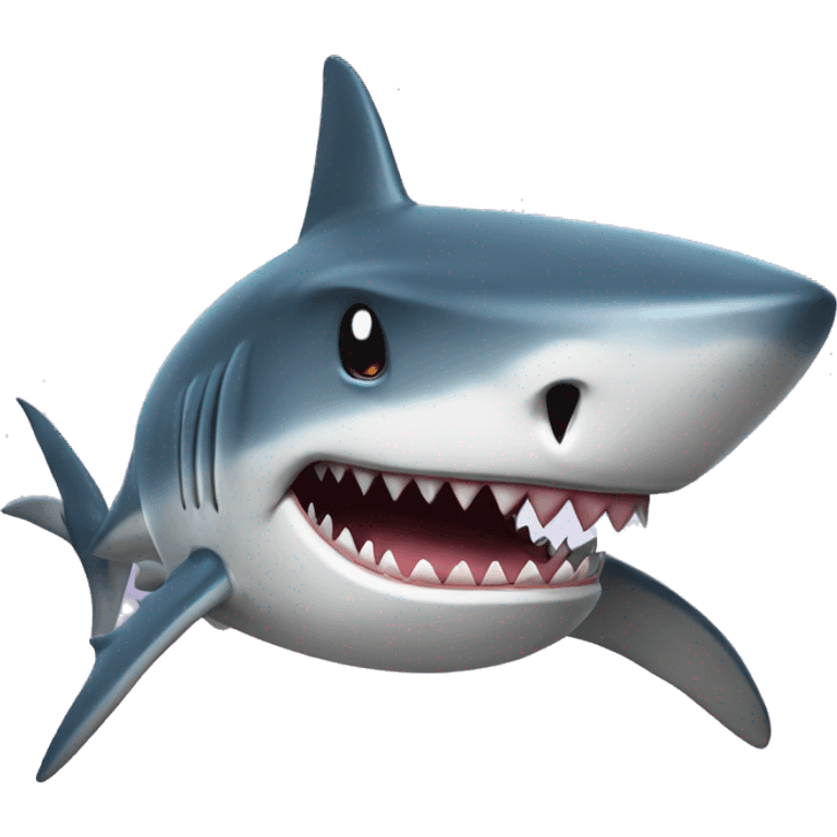 shark with muscle emoji