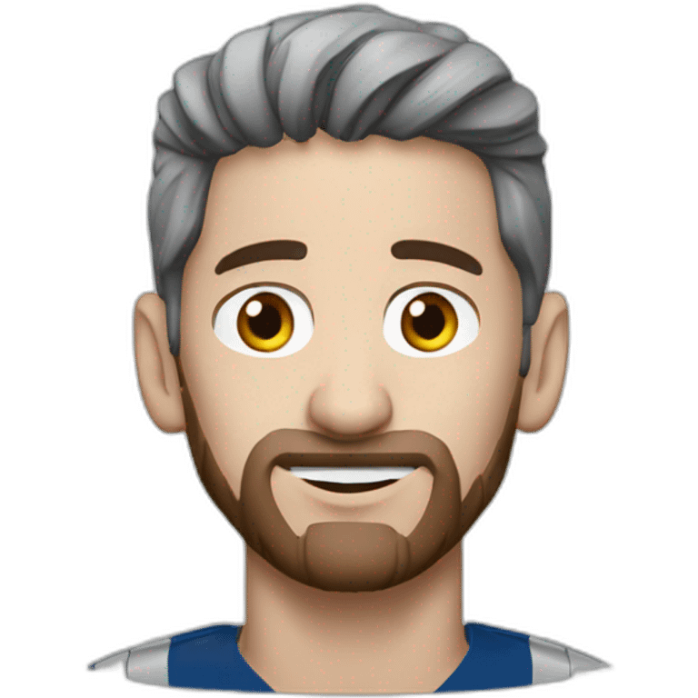 lionel messi gray emoji