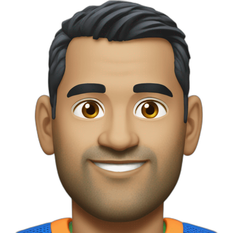 Ms dhoni 07 emoji