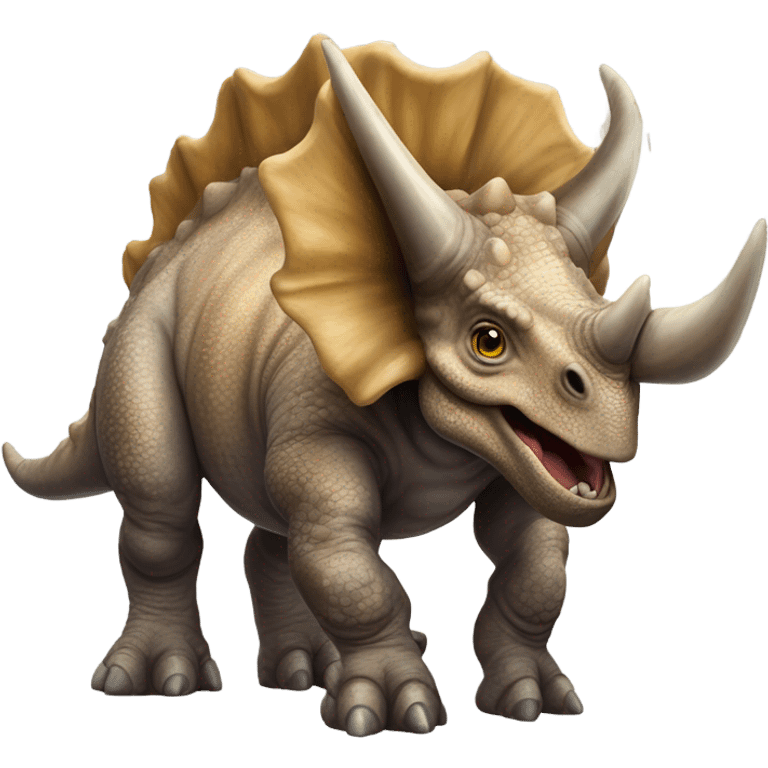 Triceratops emoji