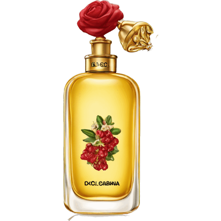 Dolce and Gabbana perfume emoji