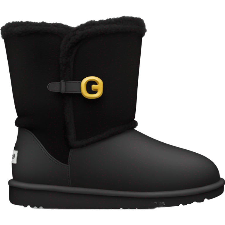 Black ugg boots emoji