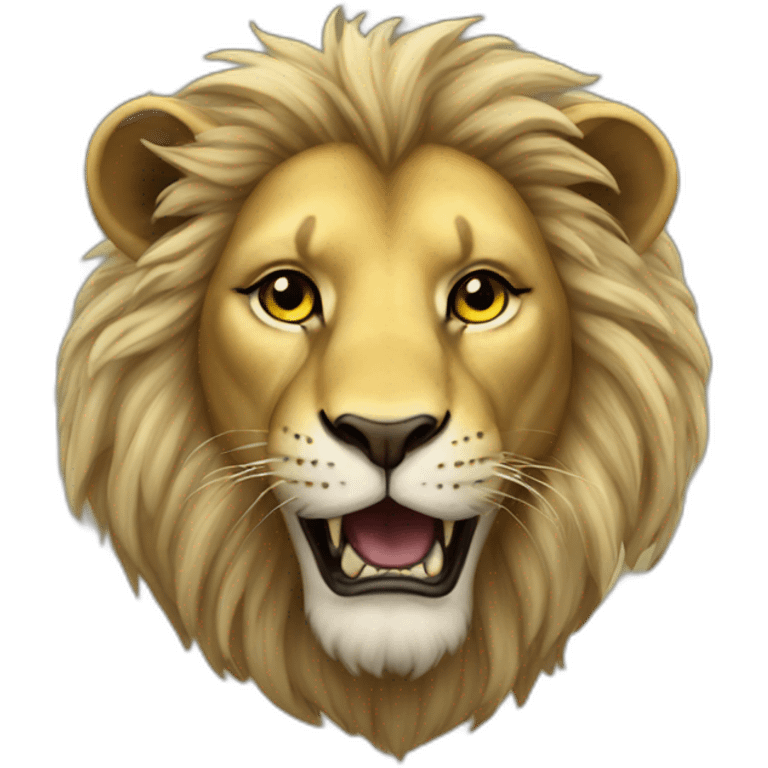 lion fool tarot emoji