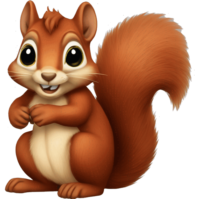 red squirrel  emoji