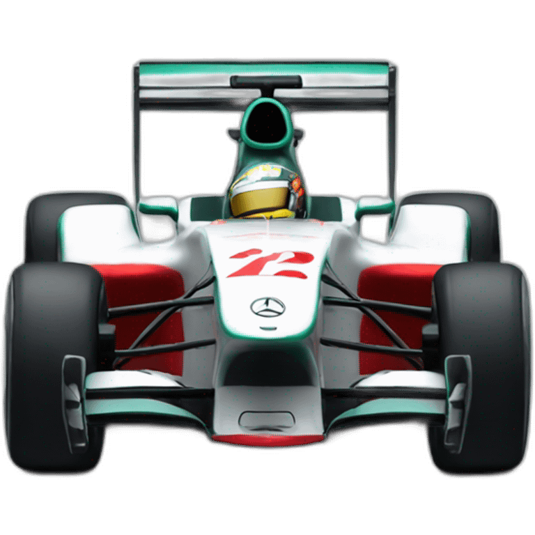 Formula 1 mercedes emoji