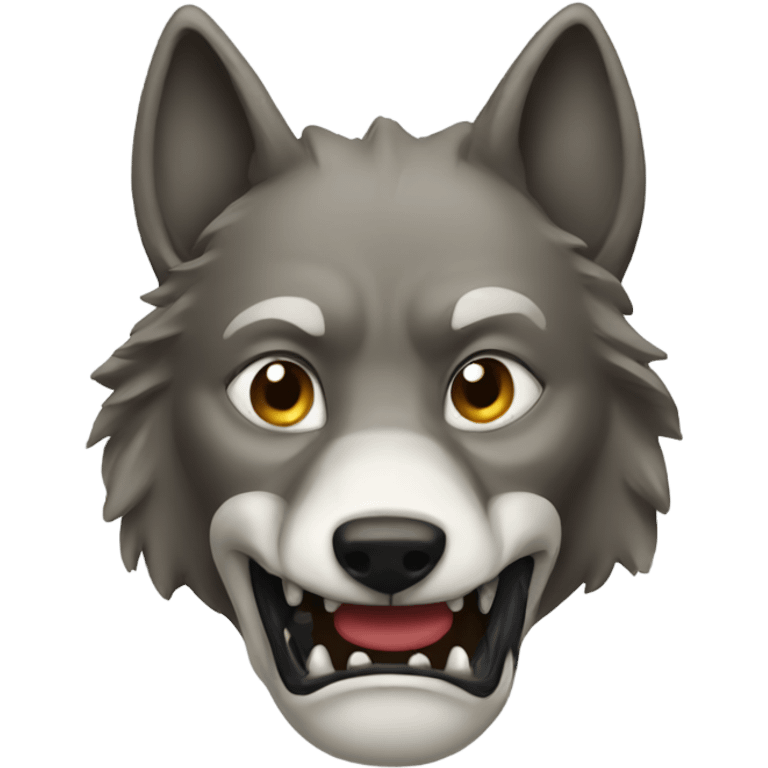 wolf playing soccer emoji