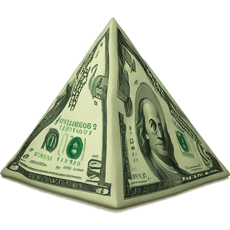 dollar Illuminati pyramid  emoji