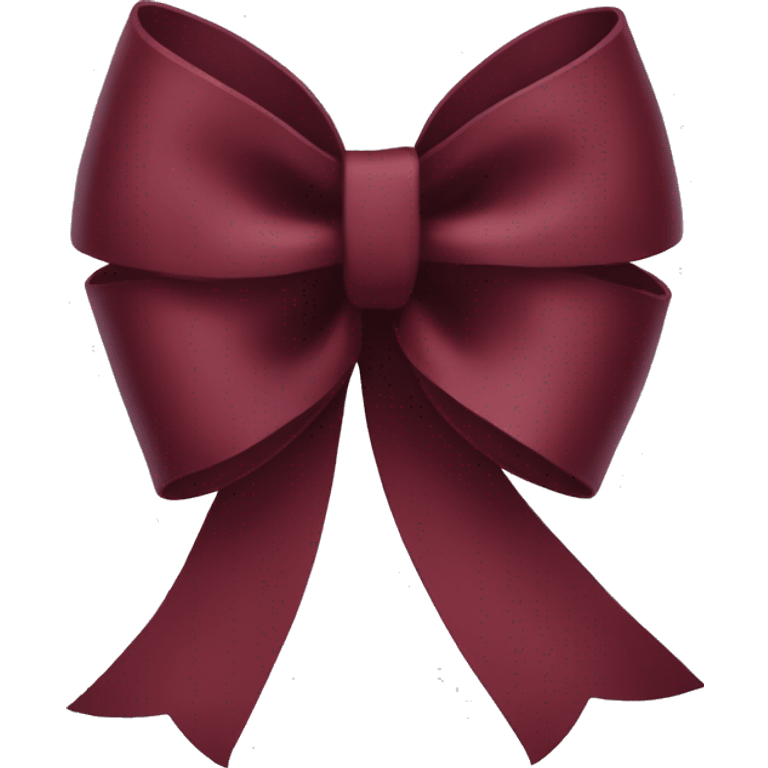 wine red bow emoji