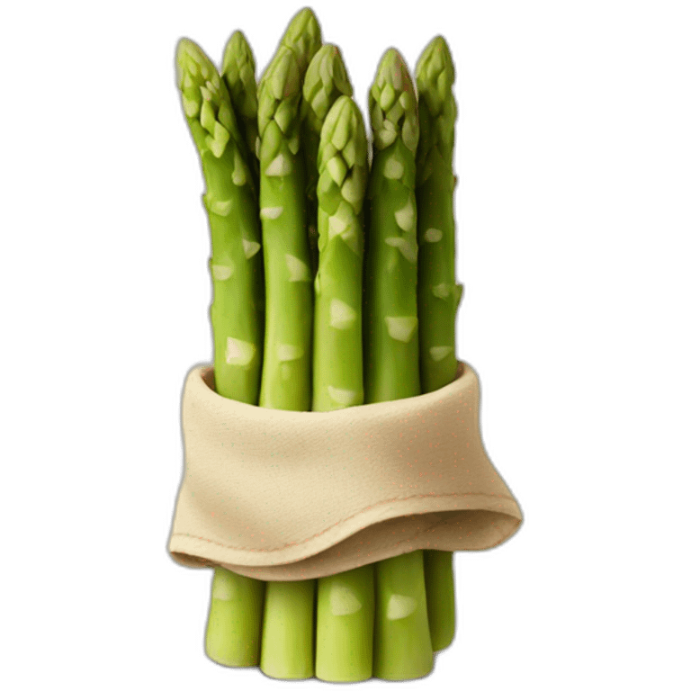 Asparagus in a blanket emoji