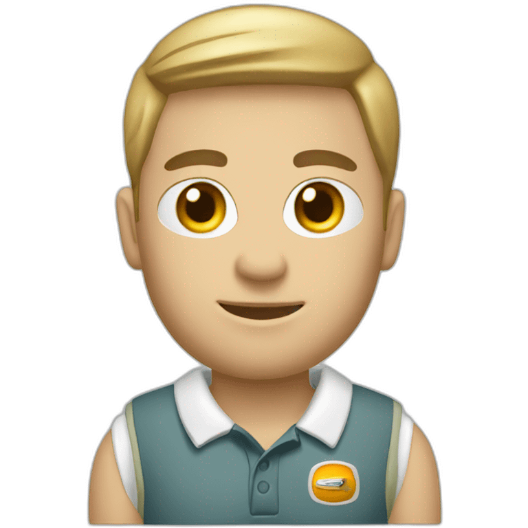 Drive golf emoji