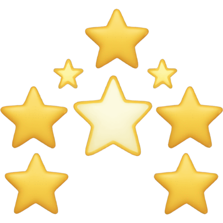 big five stars in row emoji