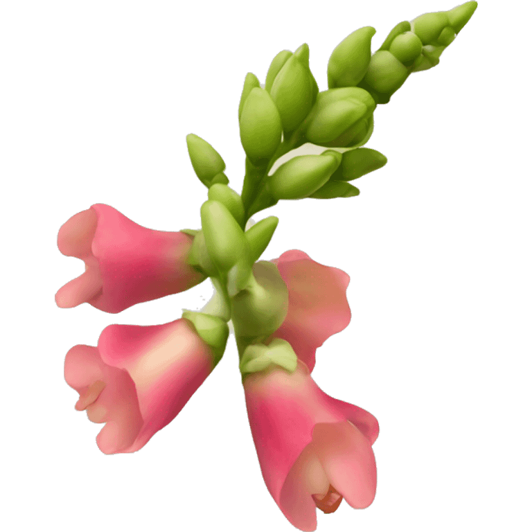 Snap dragon seed pod flower emoji