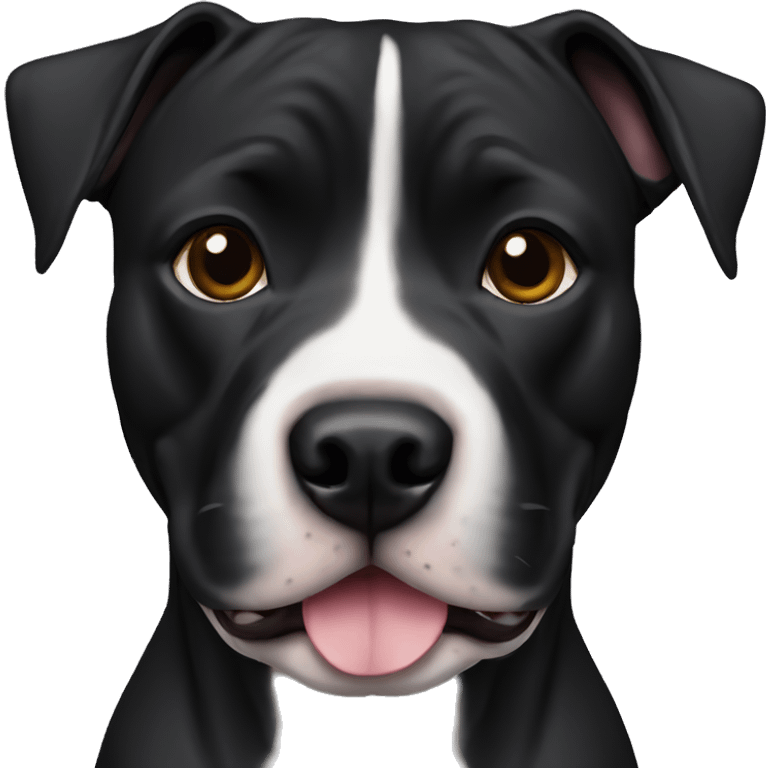 black staffordshire bull terrier emoji