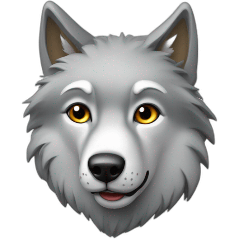 loup sur un chat emoji